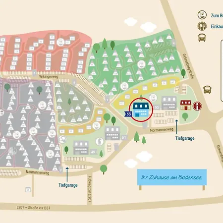 Апартаменты Ferienwohnpark Zwei-zimmer-apartment 53 23 Имменштад-ам-Бодензее